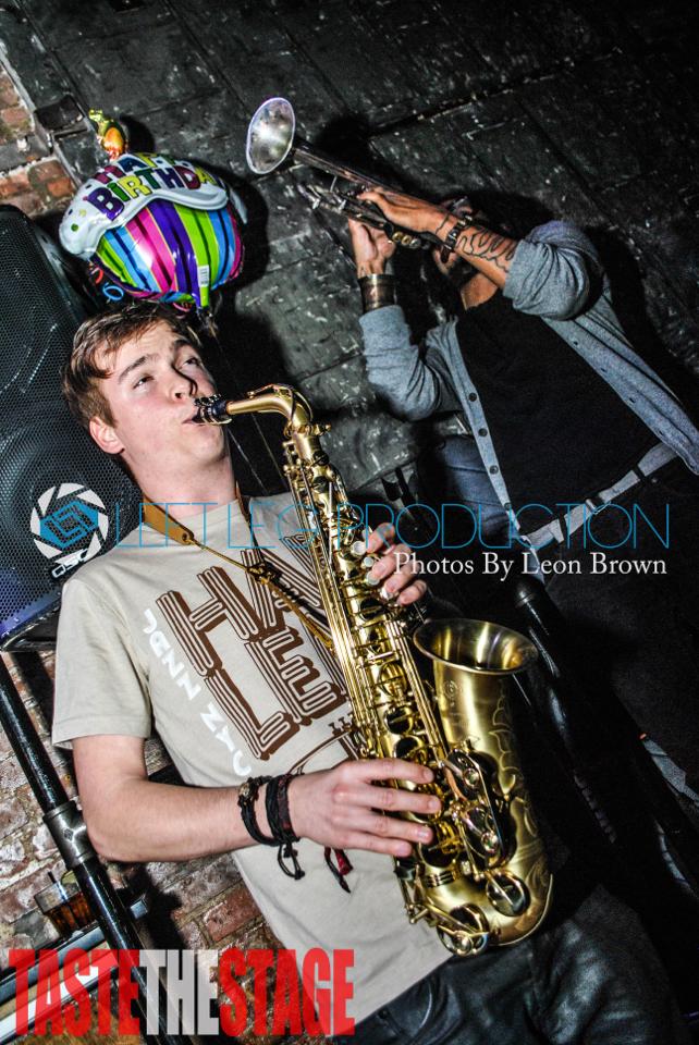 Musiker auf der Bühne